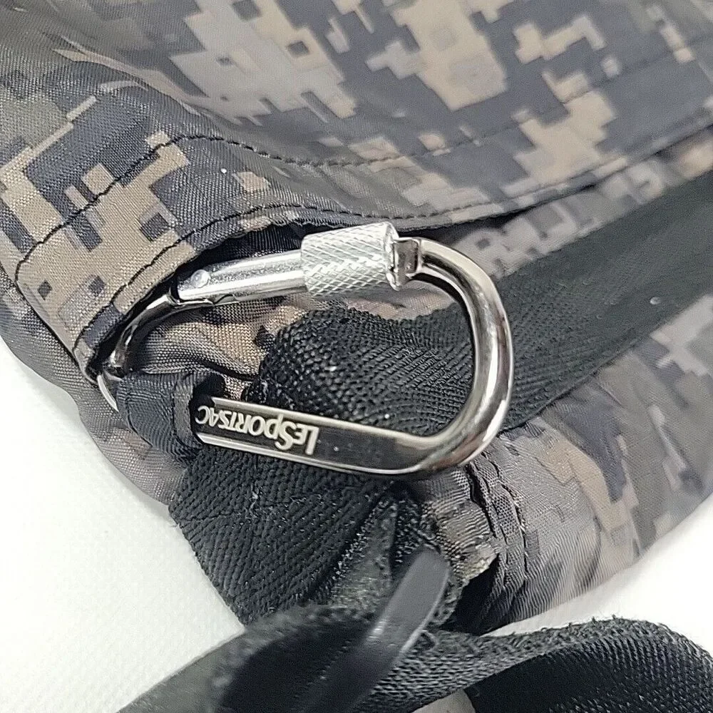 LeSportSac Camouflage Messenger Crossbody Bag DigiCamo 13x9.5 Inches
